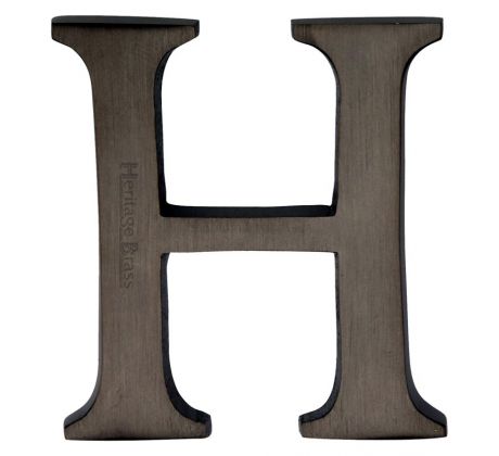 Matt Bronze Concealed Fix Front Door Letters A-Z 51mm (2in) C1565