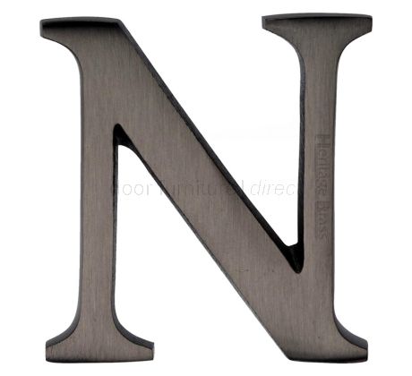 Matt Bronze Concealed Fix Front Door Letters A-Z 51mm (2in) C1565