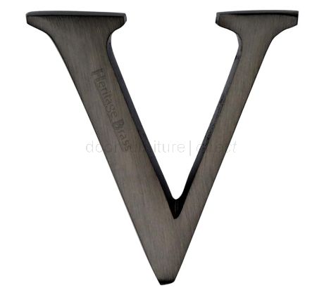 Matt Bronze Concealed Fix Front Door Letters A-Z 51mm (2in) C1565