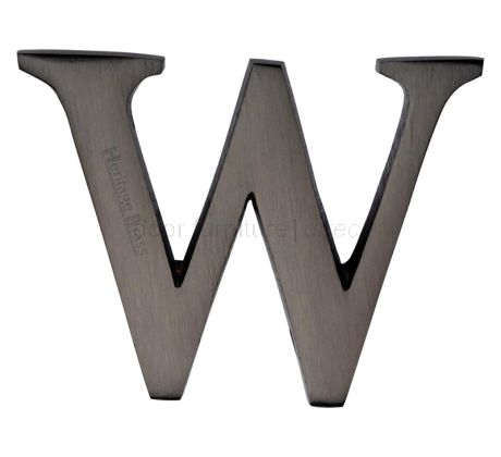 Matt Bronze Concealed Fix Front Door Letters A-Z 51mm (2in) C1565