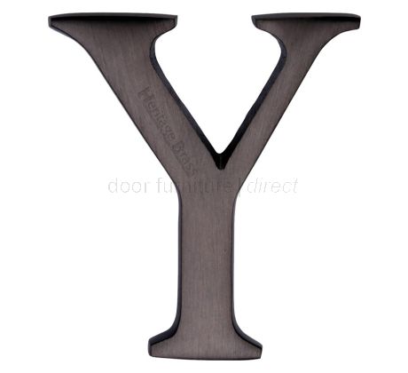 Matt Bronze Concealed Fix Front Door Letters A-Z 51mm (2in) C1565