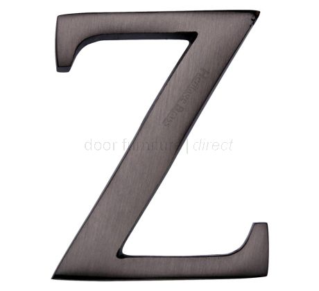 Matt Bronze Concealed Fix Front Door Letters A-Z 51mm (2in) C1565