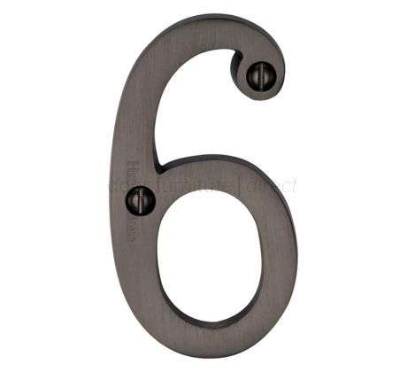 Matt Bronze 76mm (3in) Screw Fix Door Numbers 0-9 C1560