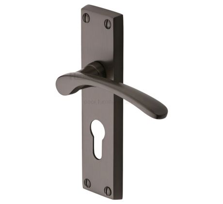 Sophia Matt Bronze Euro Profile Door Handles