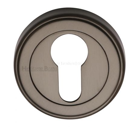 Matt Bronze EURO Cylinder Escutcheon 53mm