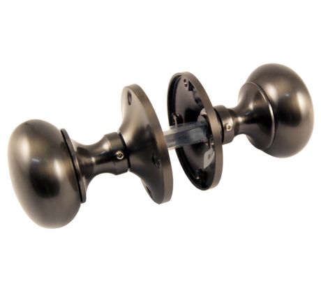 Matt Bronze Kensington Mortice Door Knobs 64mm