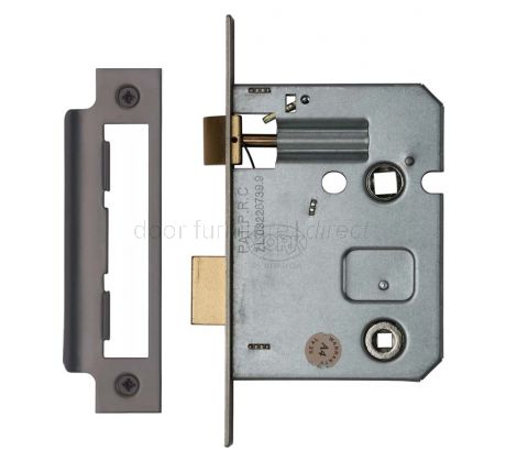 York Matt Bronze Bathroom Mortice Lock