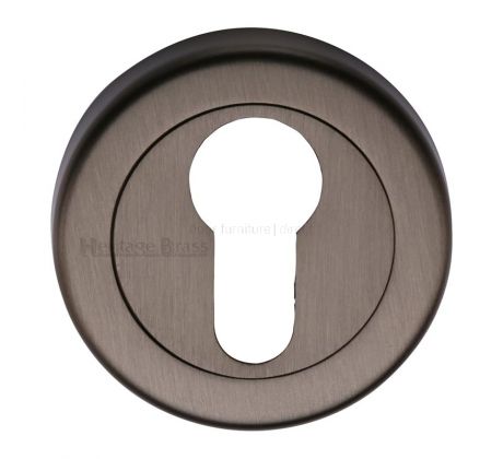 Matt Bronze EURO Profile Cylinder Escutcheon 53mm