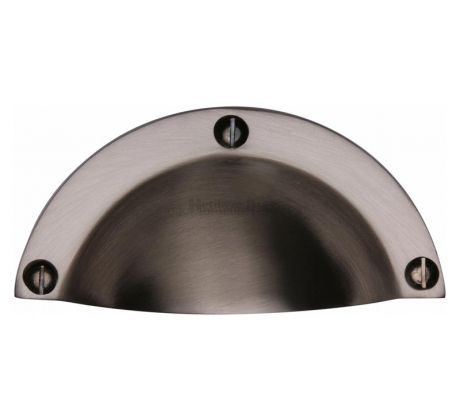 Matt Bronze Hooded Drawer Pull 97mm