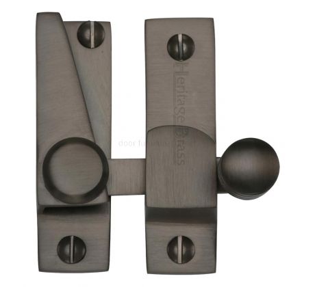 Matt Bronze Hook Plate Sash Window Fastener