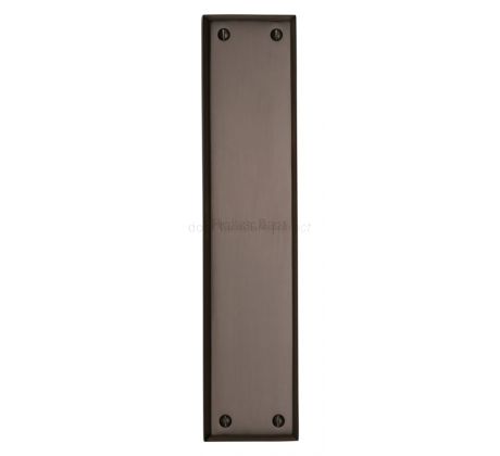Matt Bronze Heavy Finger Plate 282x63mm