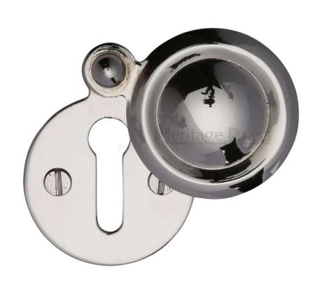 Polished Nickel Covered Escutcheon 33mm