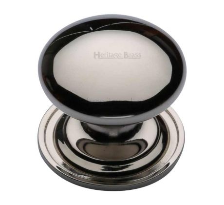 Polished Nickel Victorian Cupboard Knob