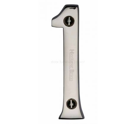 Polished Nickel C1560 Door Numerals 0-9 76mm