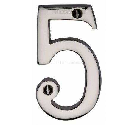Polished Nickel C1560 Door Numerals 0-9 76mm