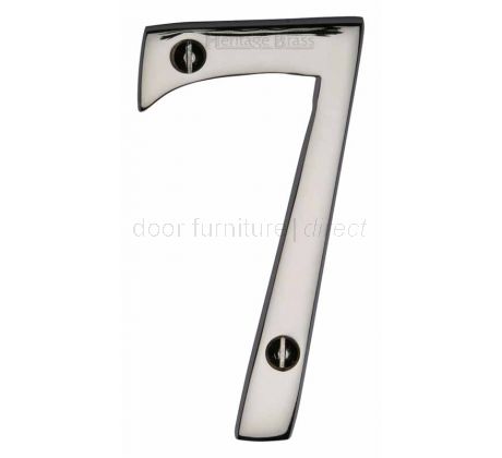 Polished Nickel C1560 Door Numerals 0-9 76mm