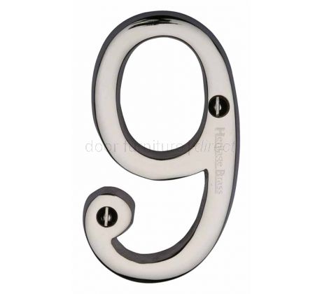 Polished Nickel C1560 Door Numerals 0-9 76mm