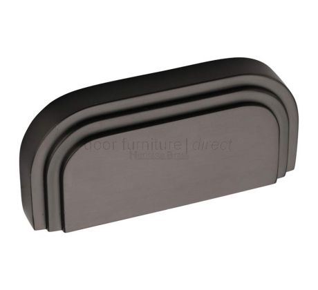 Heritage C1740 Matt Bronze Bauhaus Drawer Pull