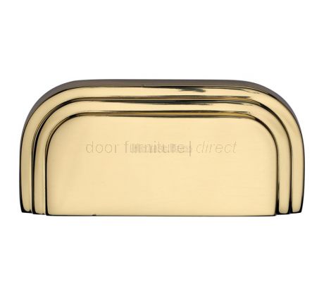 Heritage C1740 Polished Brass Bauhaus Drawer Pull