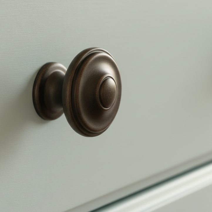 Matt Bronze Round Domed Cabinet Knob