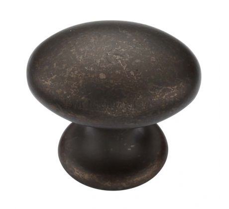 Matt Bronze Classic Oval Cabinet Knob 40mm