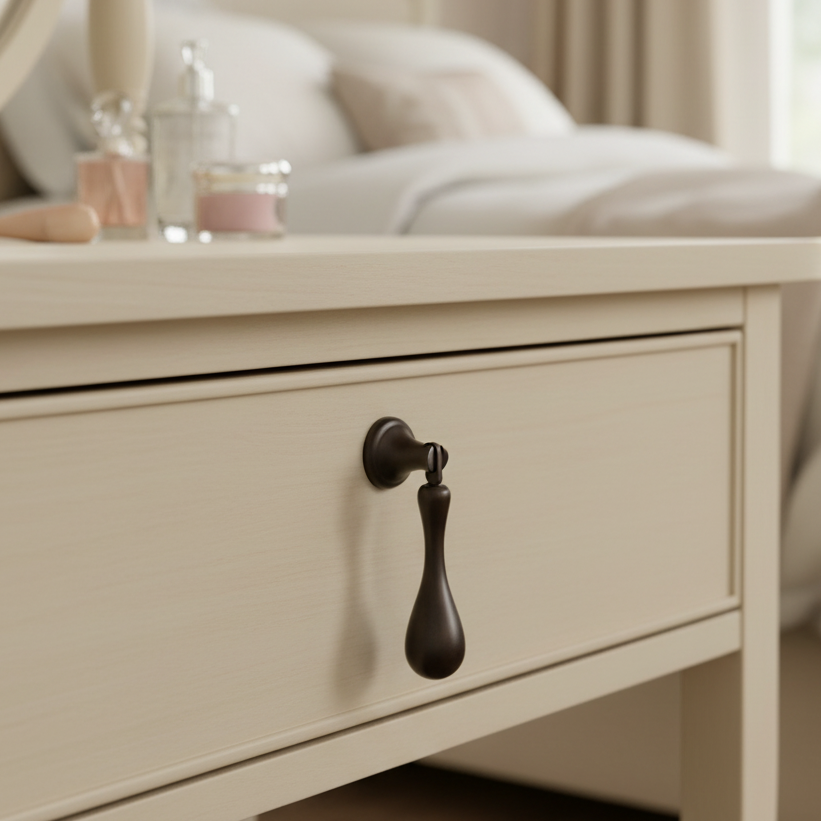 Matt Bronze Classic Cabinet Drop Pull 63mm