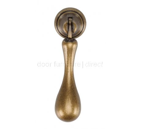 Distressed Brass Classic Cabinet Drop Pull 63mm
