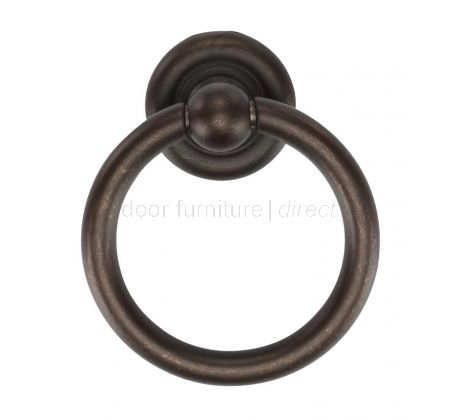 Matt Bronze Classic Round Drop Cabinet Pull 52mm