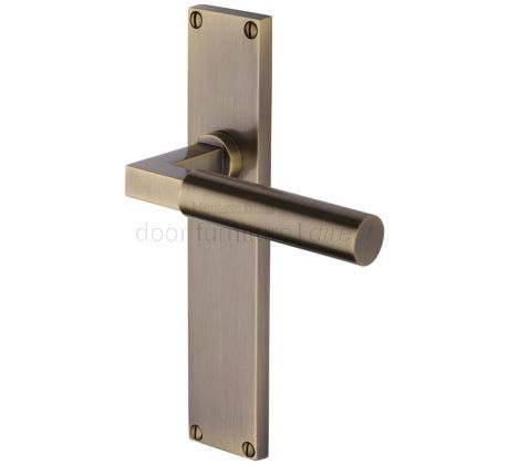 Heritage VT6310 Antique Brass Bauhaus Latch Handles