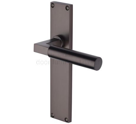 Heritage VT6310 Matt Bronze Bauhaus Latch Handles