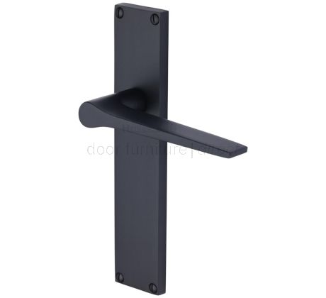 Gio Matt Black Latch Door Handles VT8110