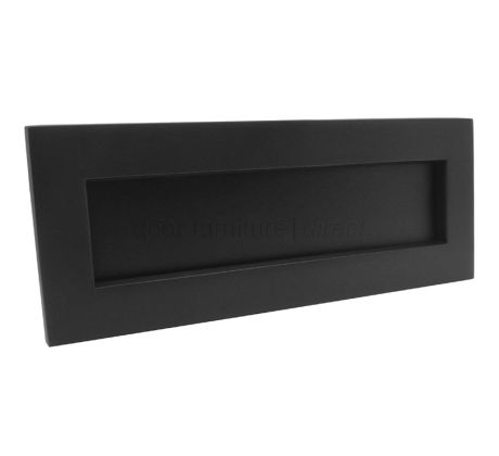 Heritage V850 Matt Black Letter Box 254x79mm
