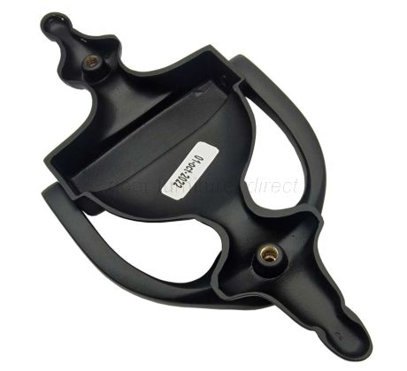 Heritage V910 Matt Black Large Victorian Urn Knocker 195mm