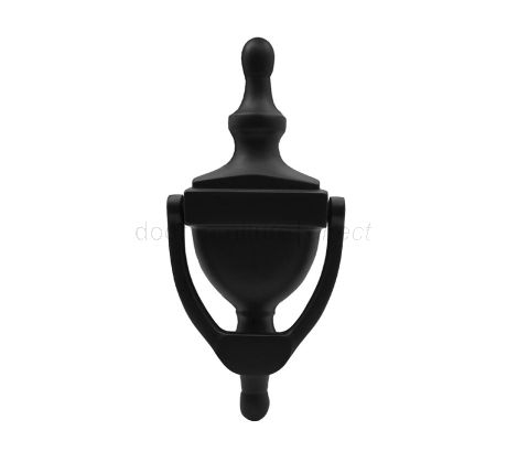 Heritage V910 Matt Black Small Victorian Urn Knocker 152mm