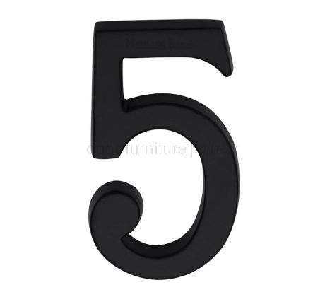 Heritage C1560 Matt Black 76mm (3in) Door Numbers