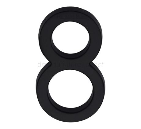 Heritage C1564 Matt Black 76mm (3in) Door Numbers