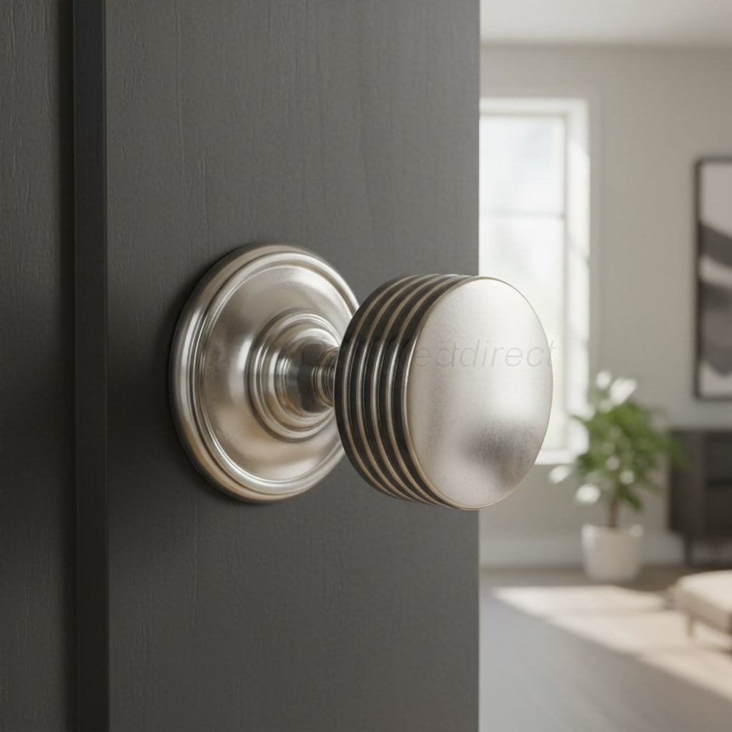 Oxford Polished Nickel Door Knob Set SB2124PN