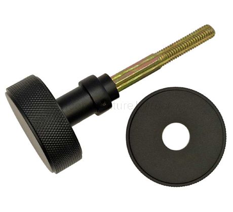 Connaught Matt Black Door Knob Set SB2123BLK