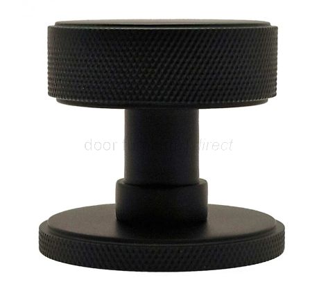 Connaught Matt Black Door Knob Set SB2123BLK