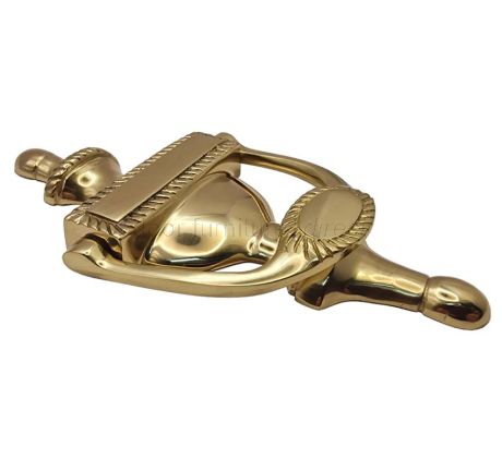 Georgian Urn Knocker Polished Brass 165mm SB4105PB