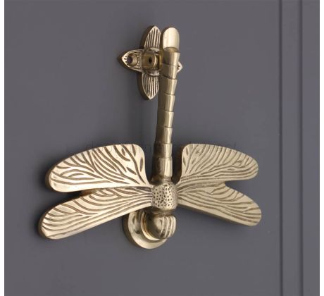 Dragonfly Door Knocker Polished Brass 145mm SB4108PB