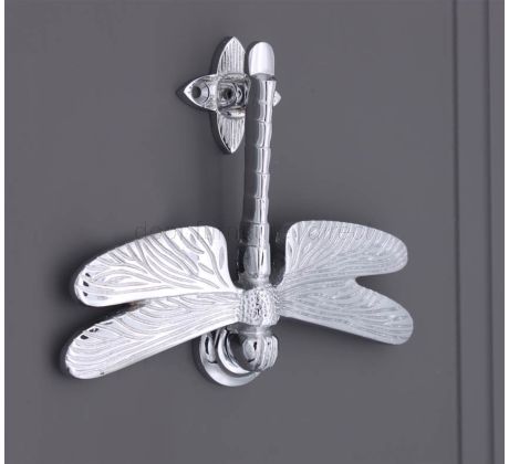 Dragonfly Door Knocker Polished Chrome 145mm SB4108PC