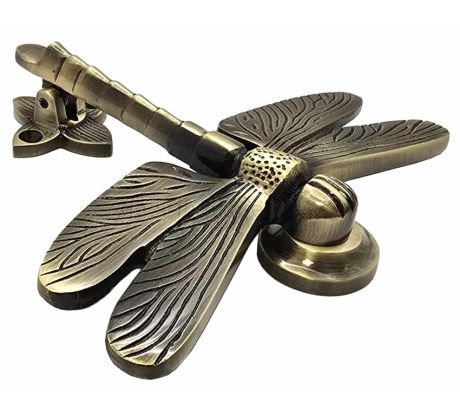 Dragonfly Door Knocker Antique Brass 145mm SB4108ANT