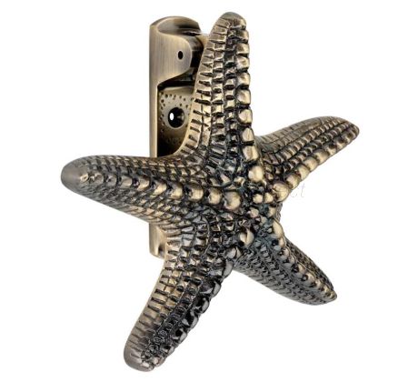 Antique Brass Starfish Door Knocker 155mm SB4112ANT