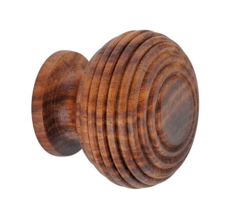 Rosewood Beehive Wooden Cabinet Knob 40mm