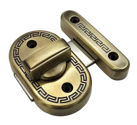 Delta Cupboard Catch Antique Brass 75x45mm