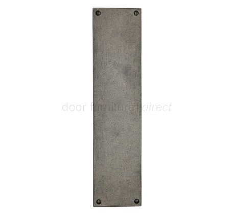 Rustic Pewter Fingerplate 305x64mm