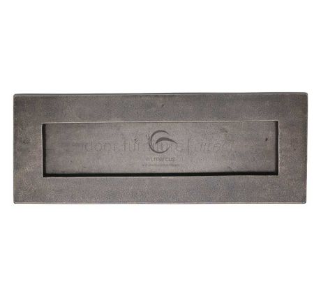Rustic Pewter Letter Plate 306x102mm