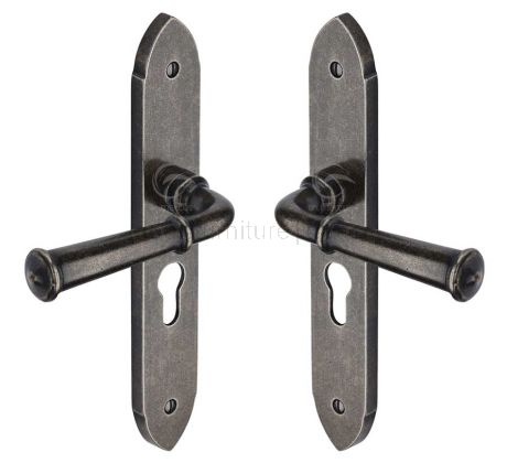 Rustic Pewter Hadley Door Handles