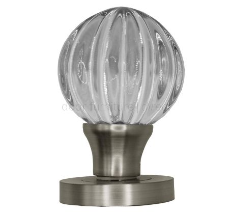 Glass Pumpkin Mortice Door Knobs